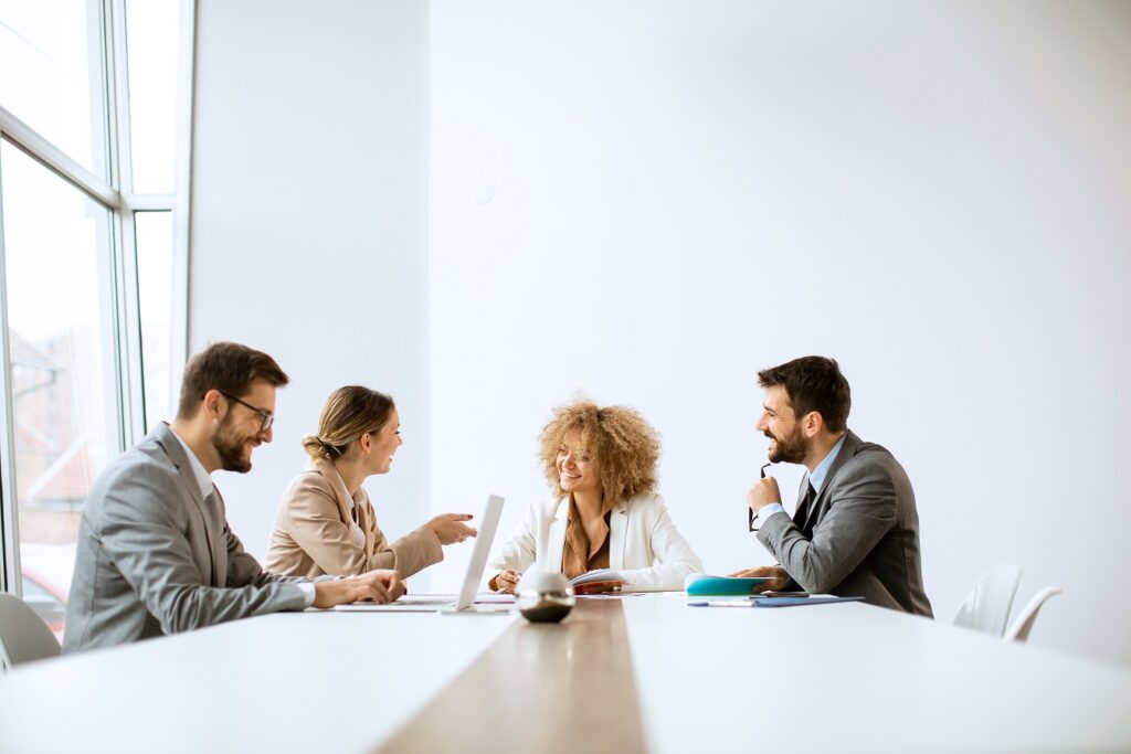 Group,Of,Multiethnic,Young,Business,People,Working,Together,In,The